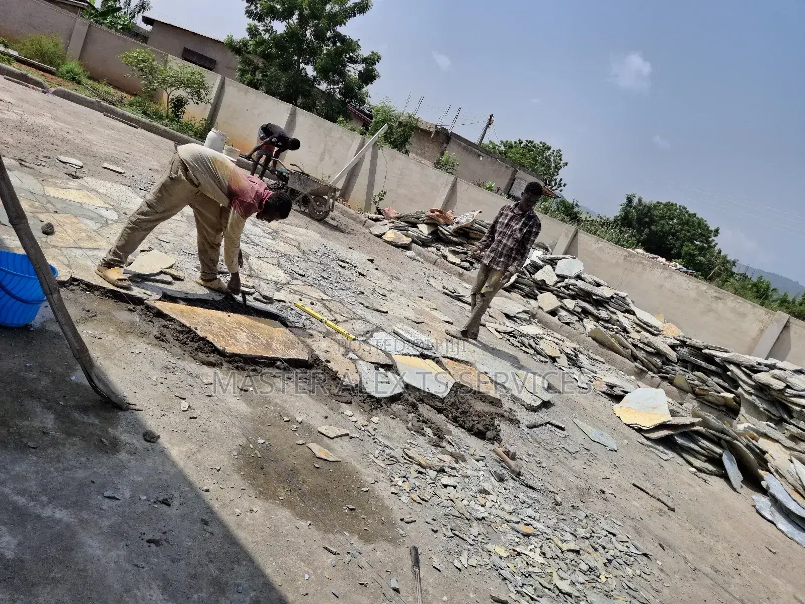 Flat Stones Installation