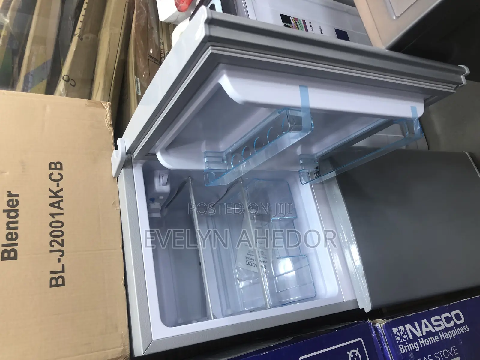 Brand New Nasco Bottom Freezer Double Door 116 Liters