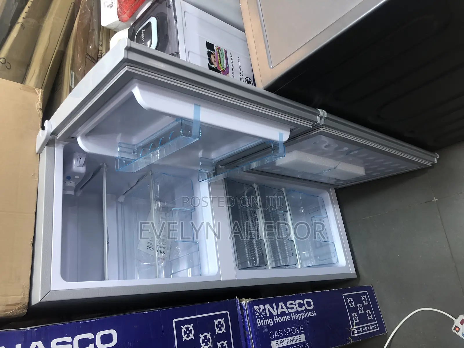 Brand New Nasco Bottom Freezer Double Door 116 Liters