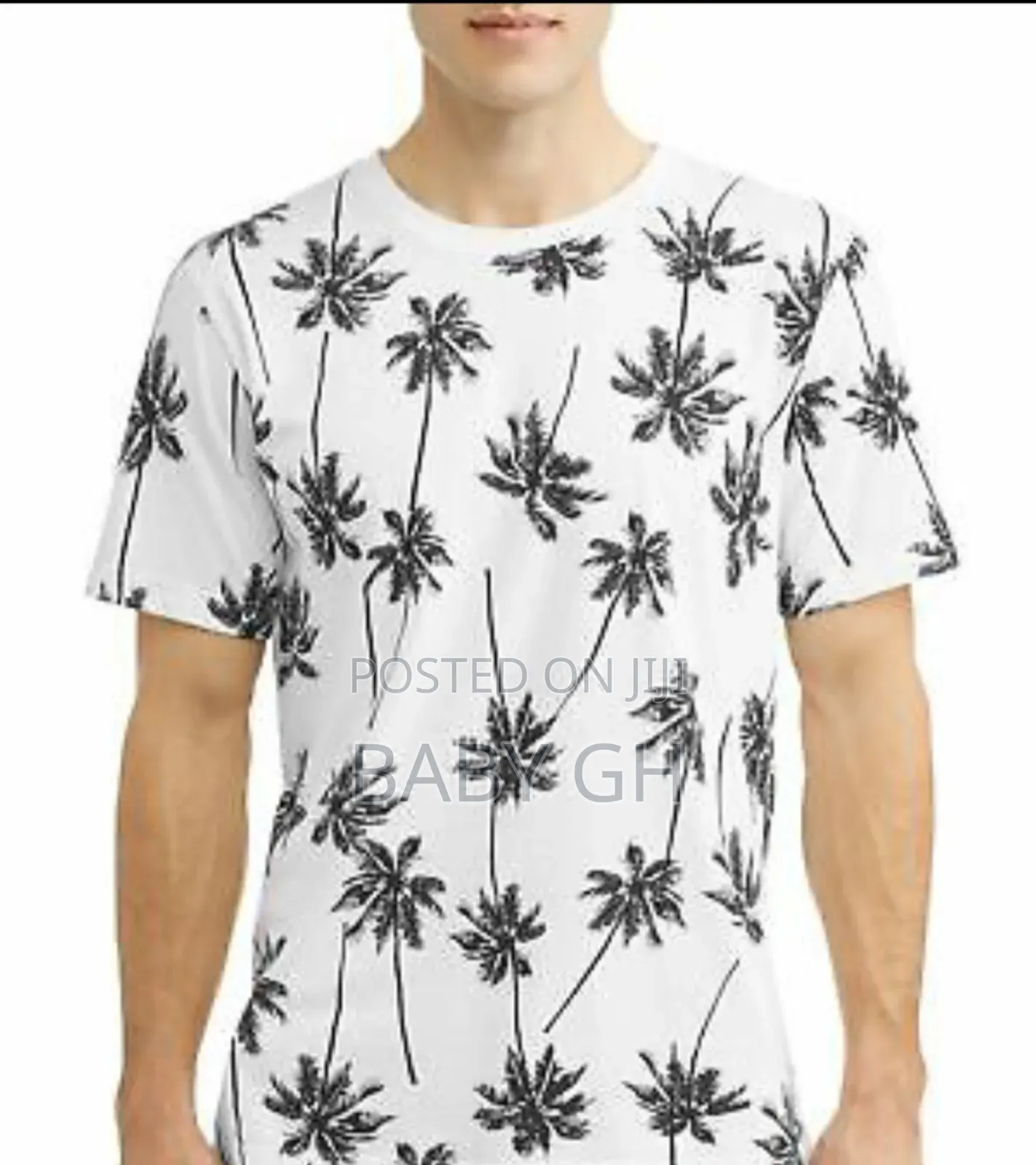 Kids White Round Neck T-Shirt