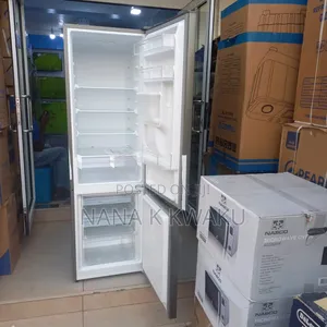 Nasd2-36 Nasco 258litres Double Door Fridge/ Bottom Freezer