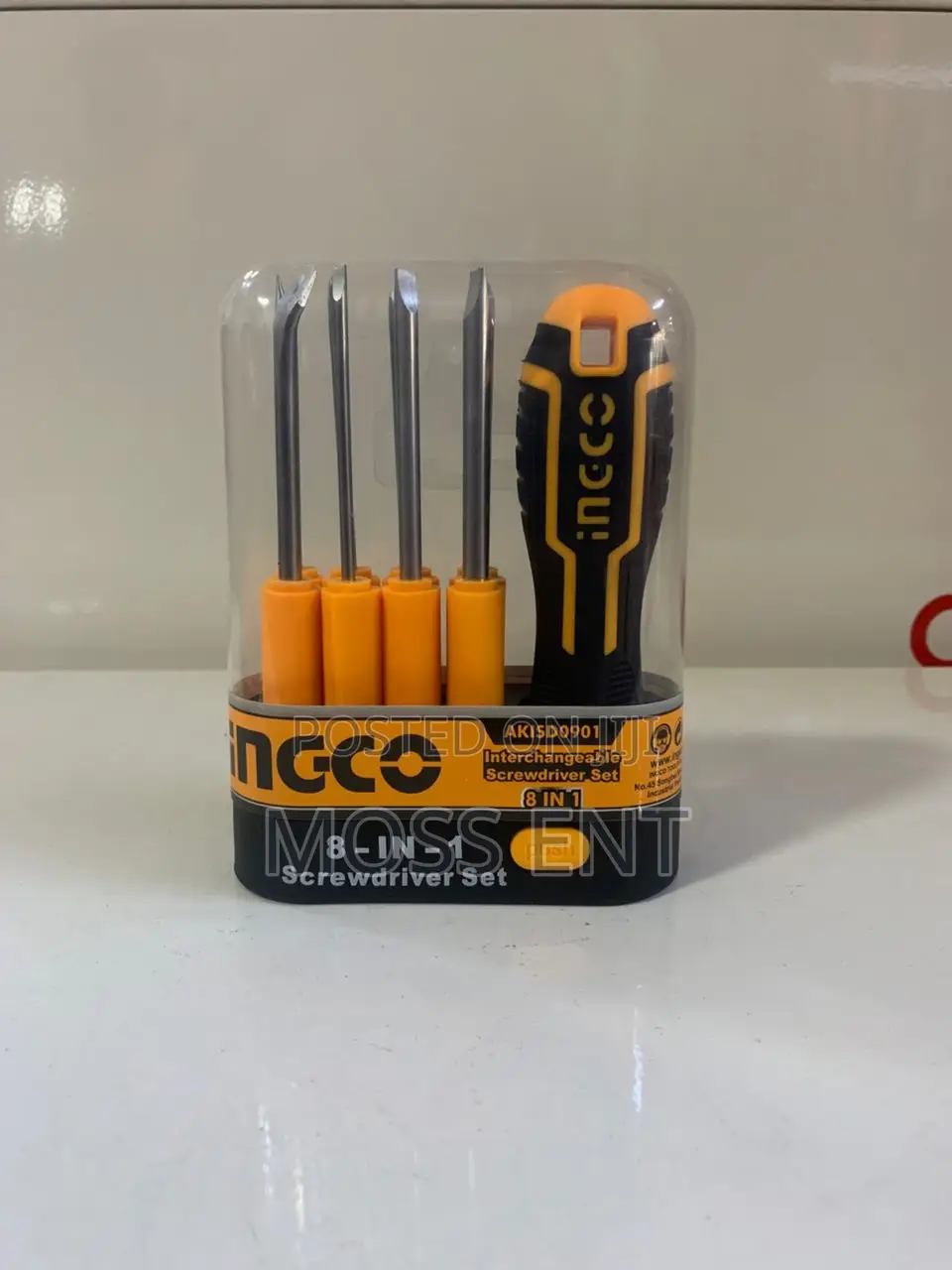 9 PCS Interchangeable Screwdriver Set - Akisd0901