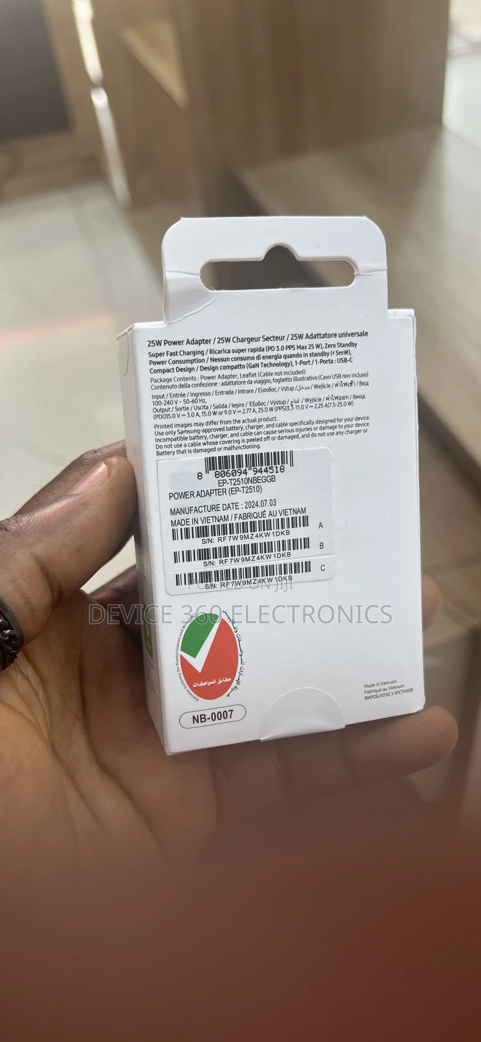 Original Samsung 25W Power Adapter