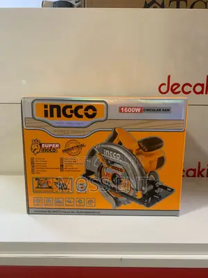Ingco Circular Saw 1600w 7" + 185mm Blade + Accs - Cs18568