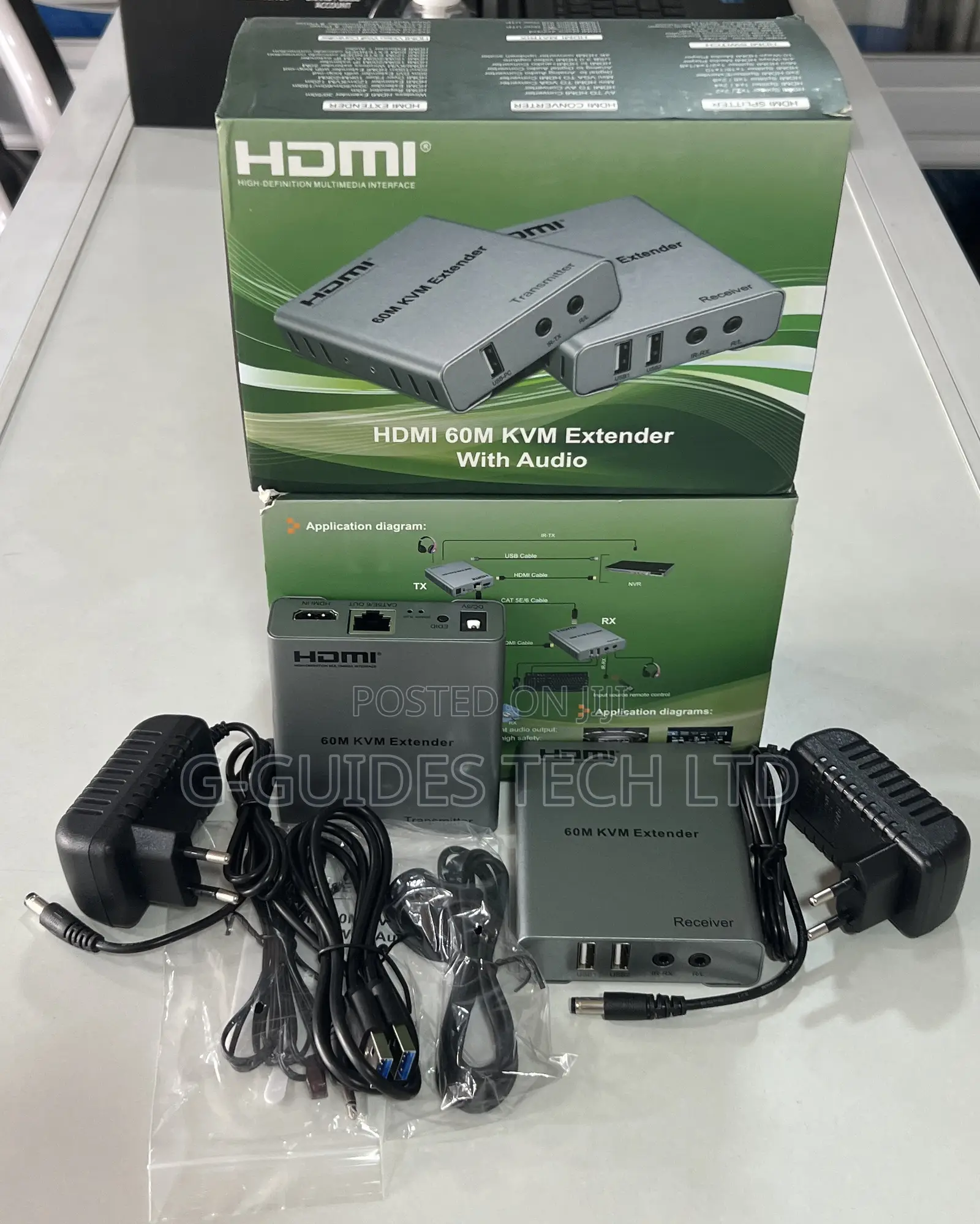 60m Hdmi KVM Extender With Audio, Hdmi 60m KVM Extender