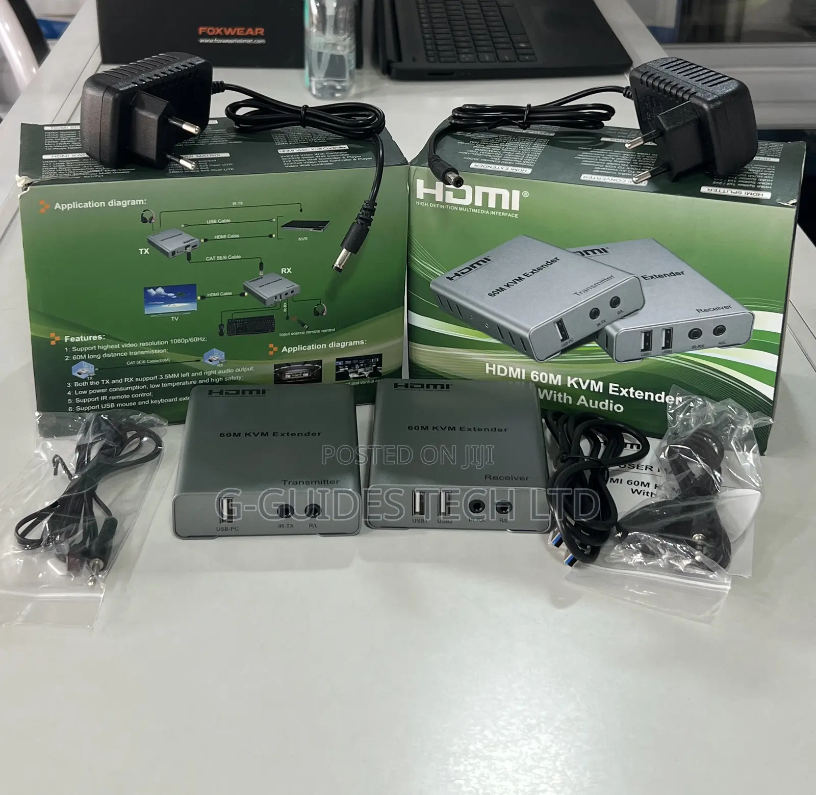 60m Hdmi KVM Extender With Audio, Hdmi 60m KVM Extender