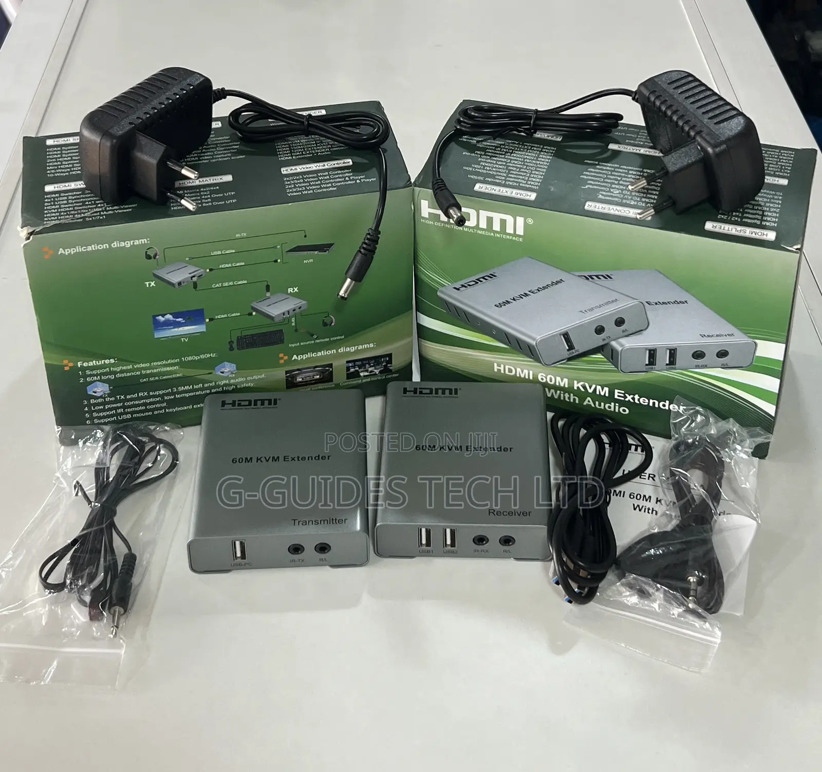 60m Hdmi KVM Extender With Audio, Hdmi 60m KVM Extender