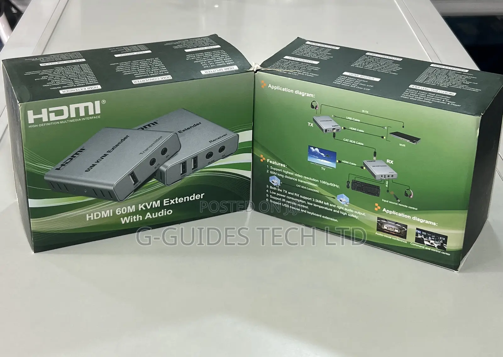 60m Hdmi KVM Extender With Audio, Hdmi 60m KVM Extender