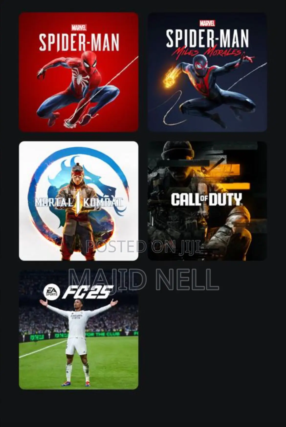 Playstation 4 and 5 Games