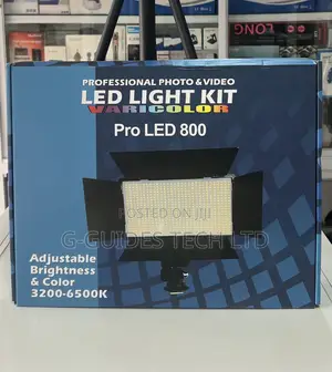 Professional Photo and Video Led Light Kit (Pro Led 800)