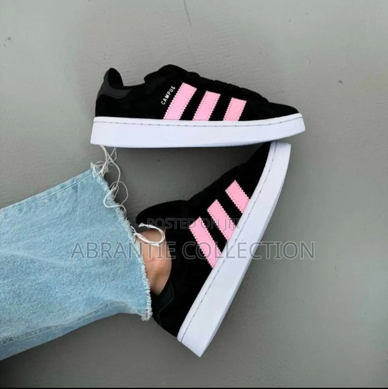 Adidas Campus Black/Pink