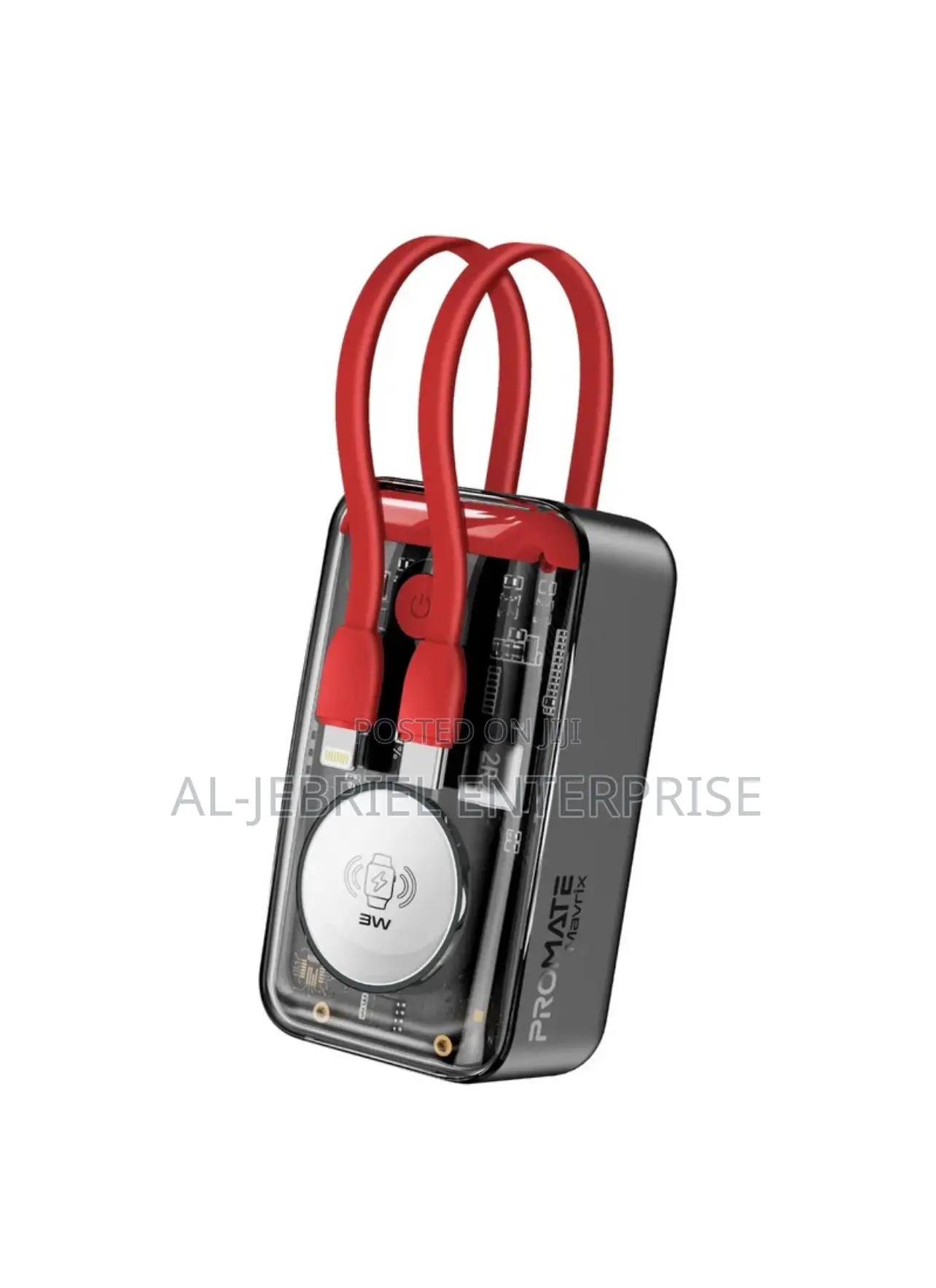 Promate Ultra-Fast 35w MAVRIX 10000mah Transparent Powerbank