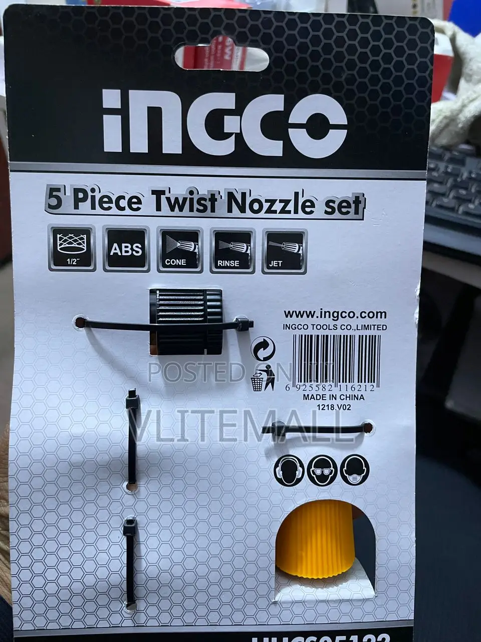 Ingco 5pcs Twist Nozzle Set - Hhcs05122