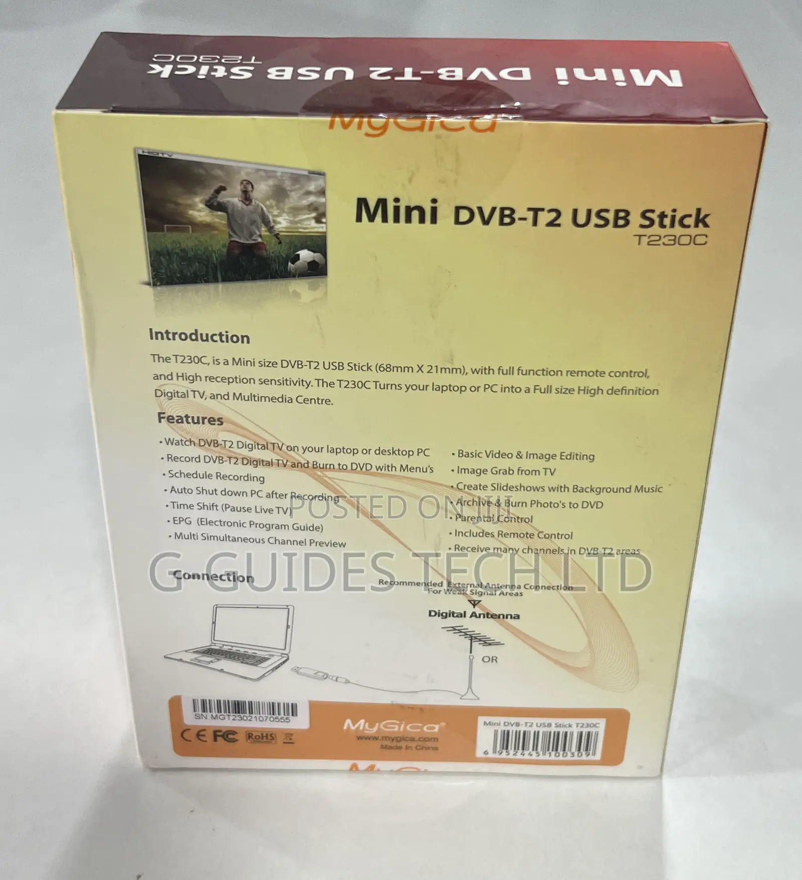 Mygica Mini DVB-T2 USB TV Stick