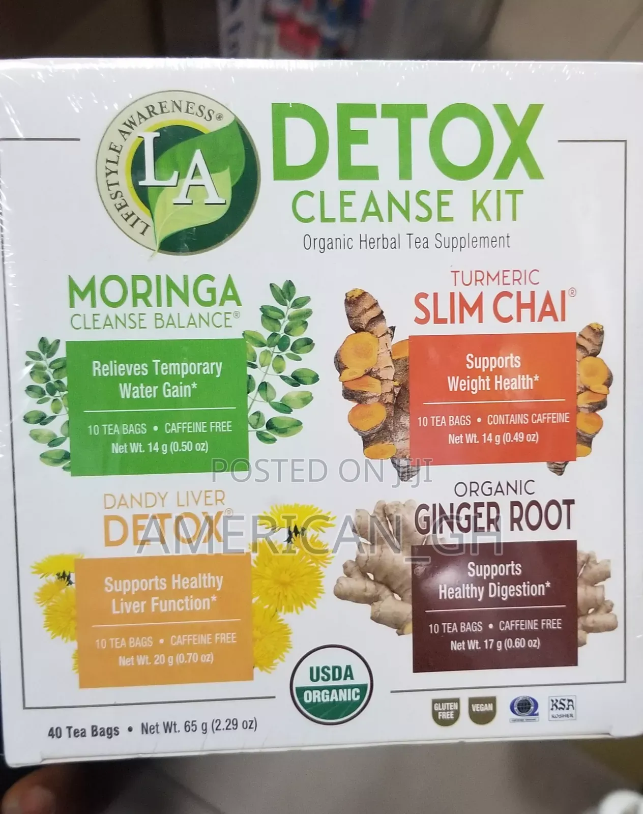 Detox Cleanse Kit 40 Tea Bags - Lifestyle Awareness