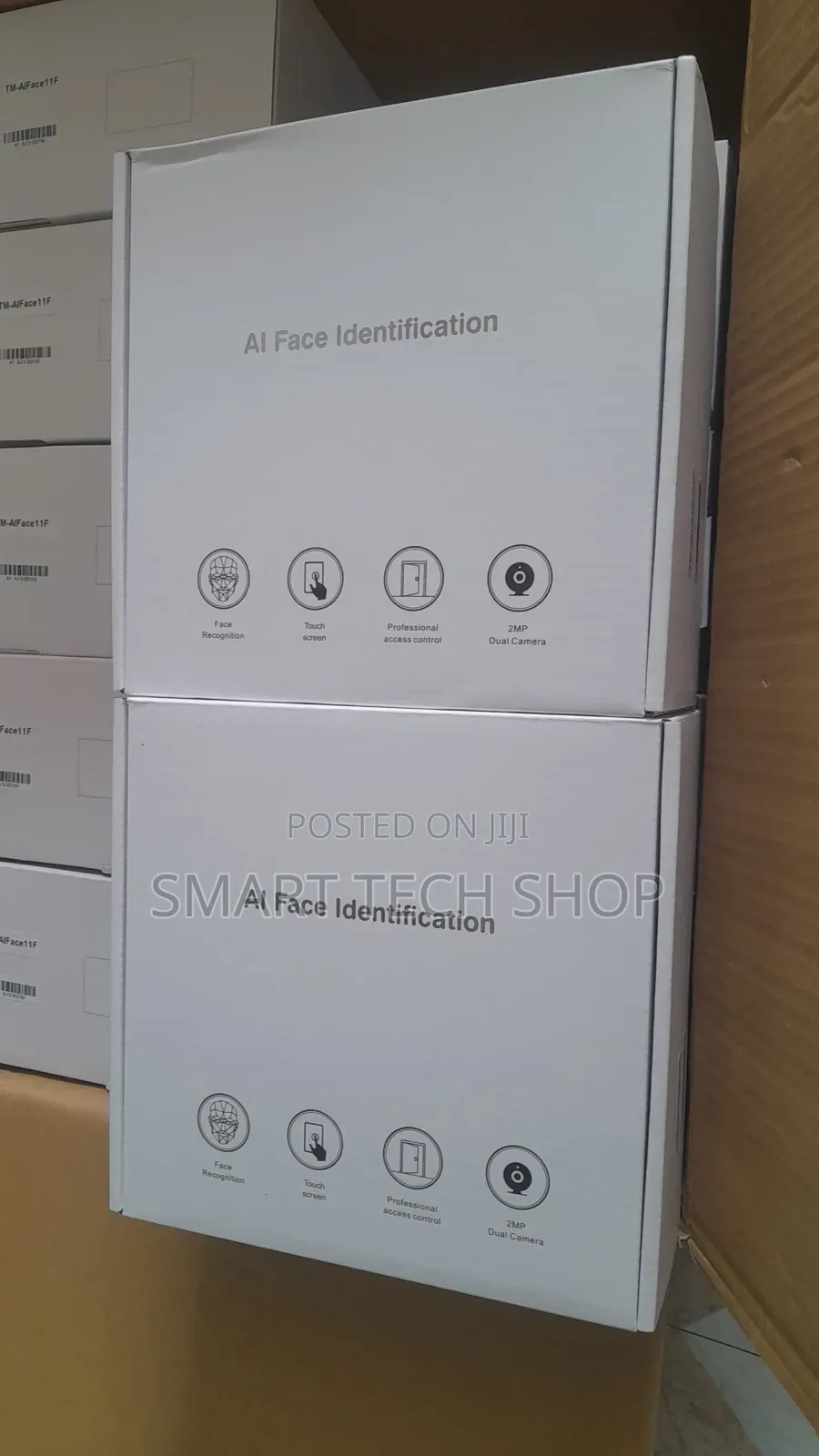 AI Dynamic Face Recognition Time Attendance Built In Battery