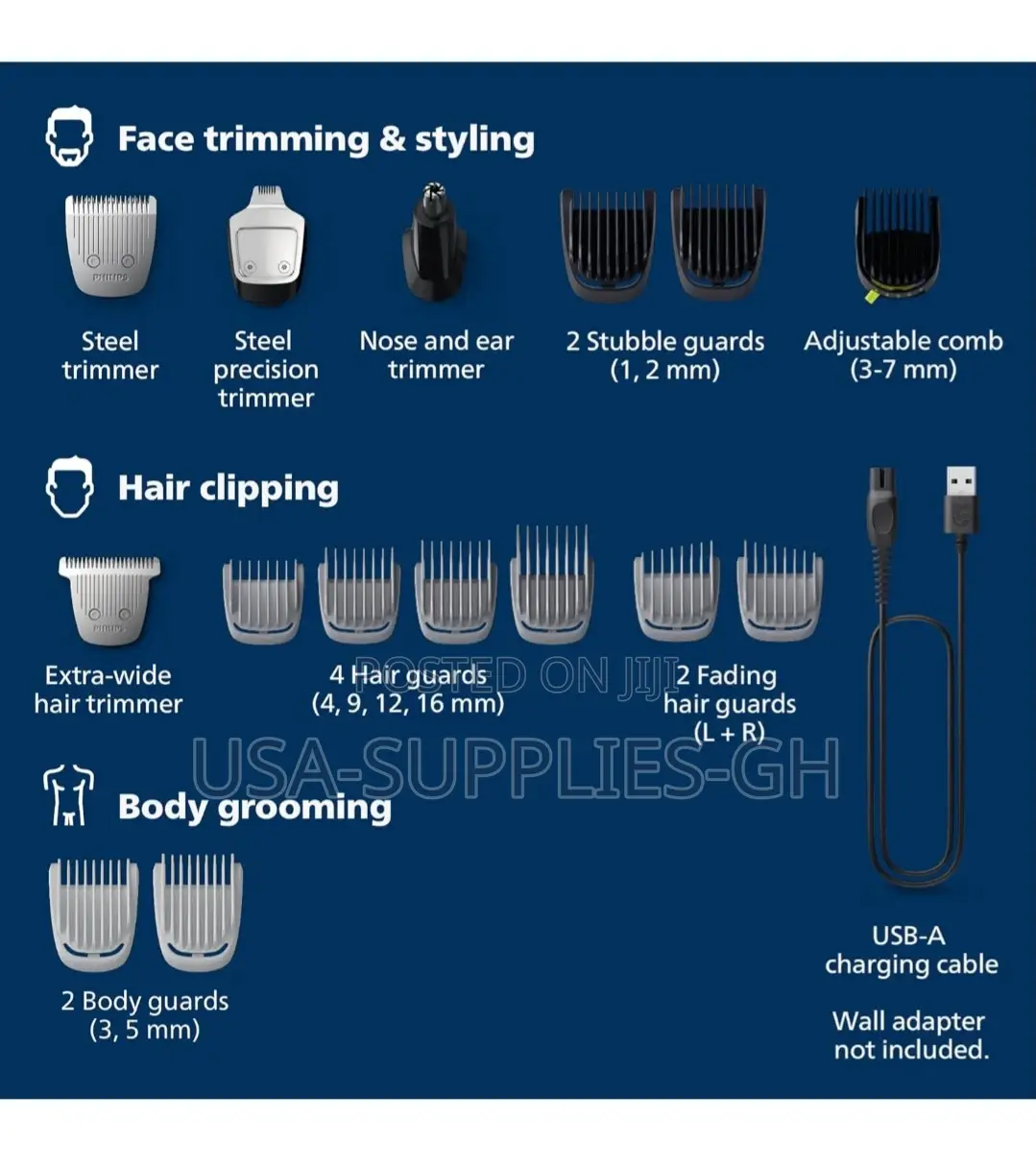 Philips Series 5000 Cordless All-in-One Trimmer Hair Clipper