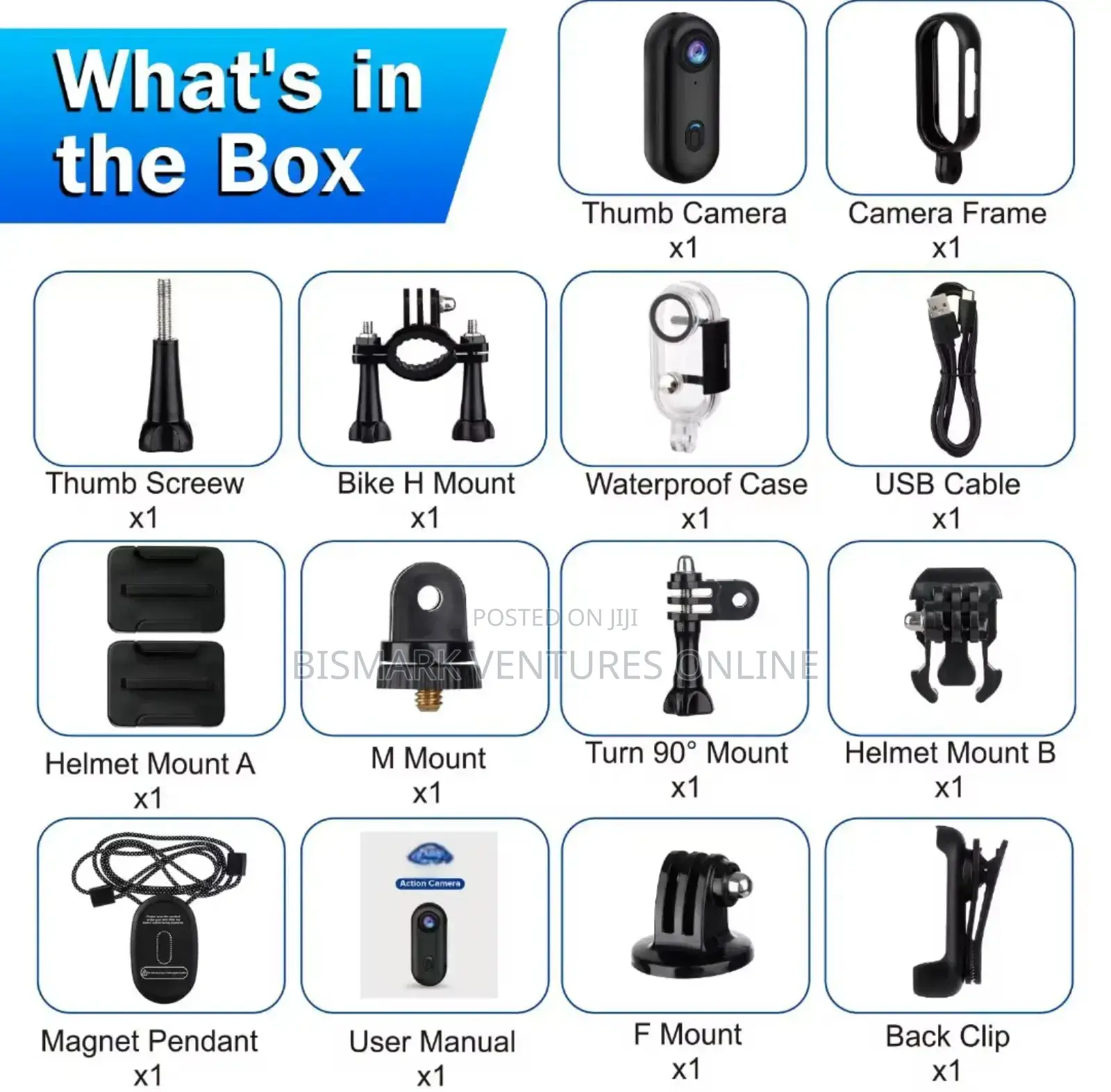 I3 Thumb Action Camera
