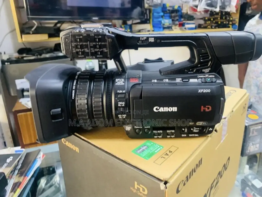 Sealed in Box Canon XF200 Professional Camcorder.