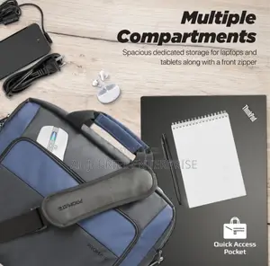 Promate Limber-Mb 15.6” Multi Compartment Messenger Bag