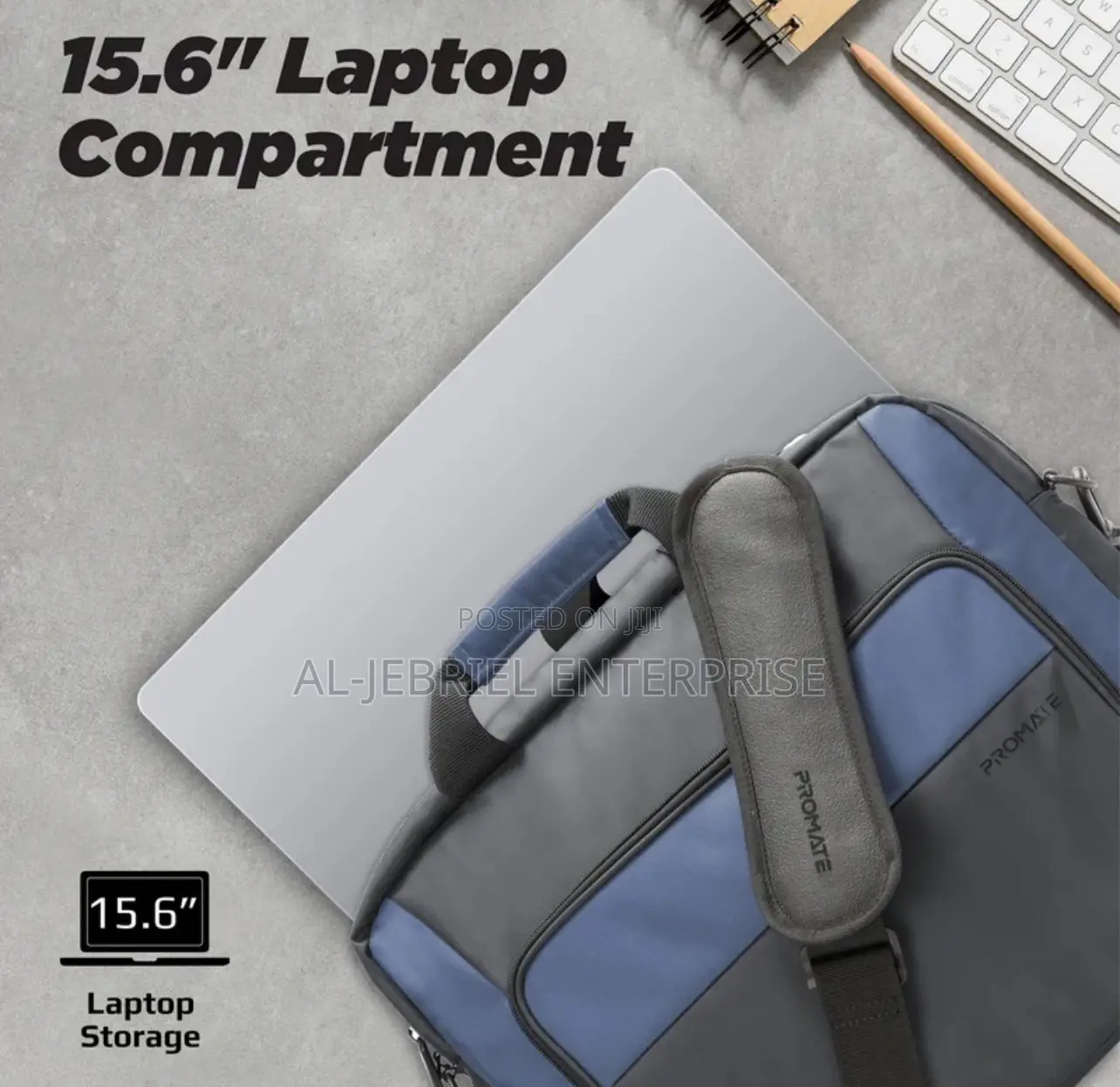 Limber-Mb Promate Lightweight 15.6” Laptop Carrying Bag