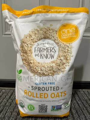 Organic Sprouted Rolled Oats, 5lbs