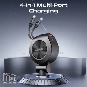 Fast Charging Promate Drivegear, Multiport Car Charger