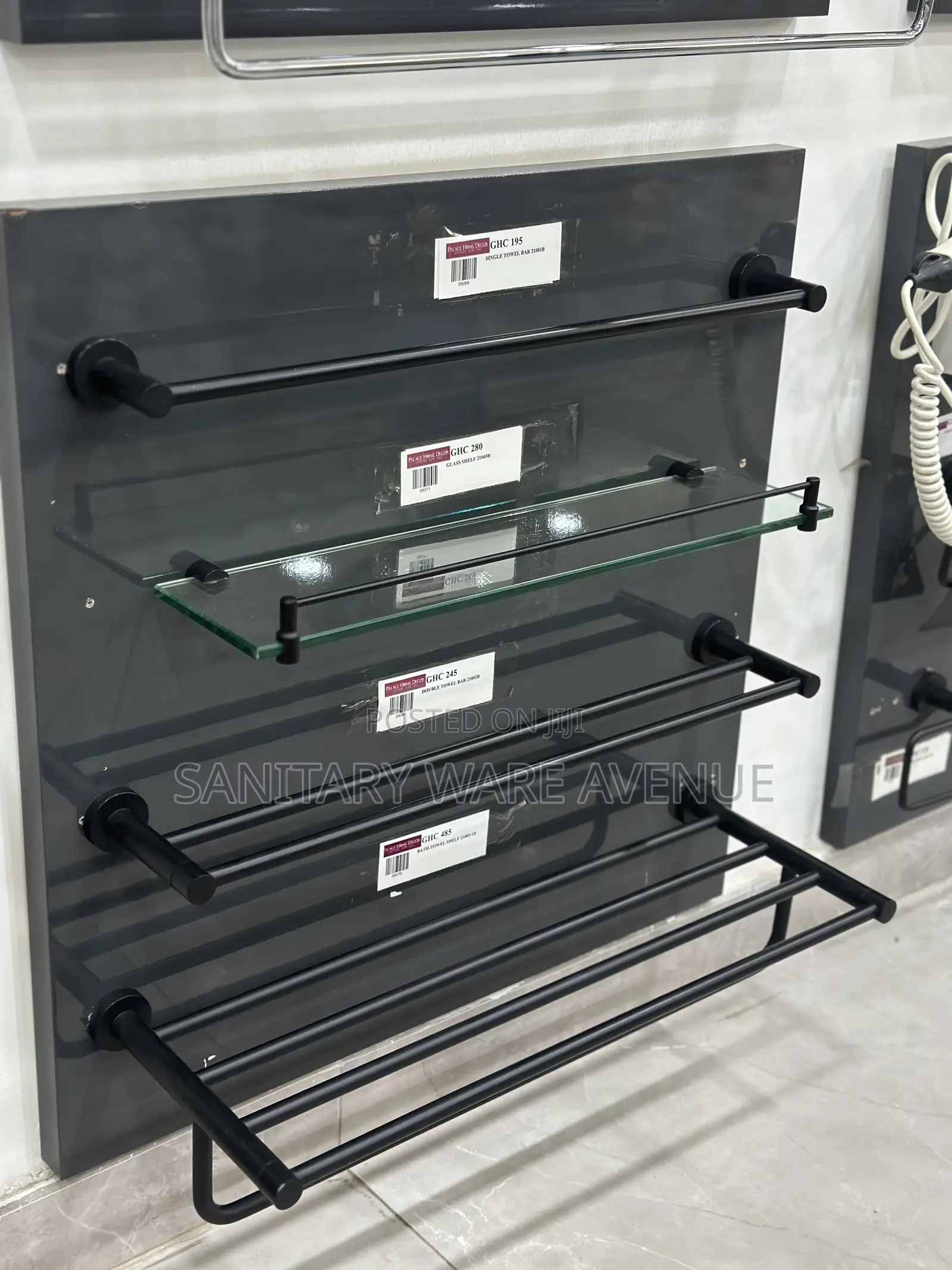 Black Towel Rail_towel Bar_towel Hanger