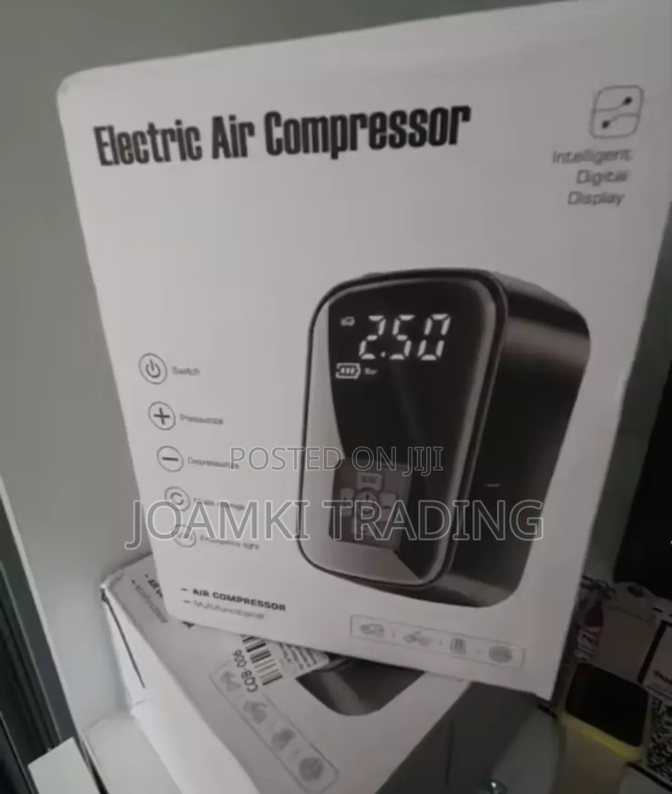 Wireless Car Air Compressor Tyre Inflator Digital Screen Ai