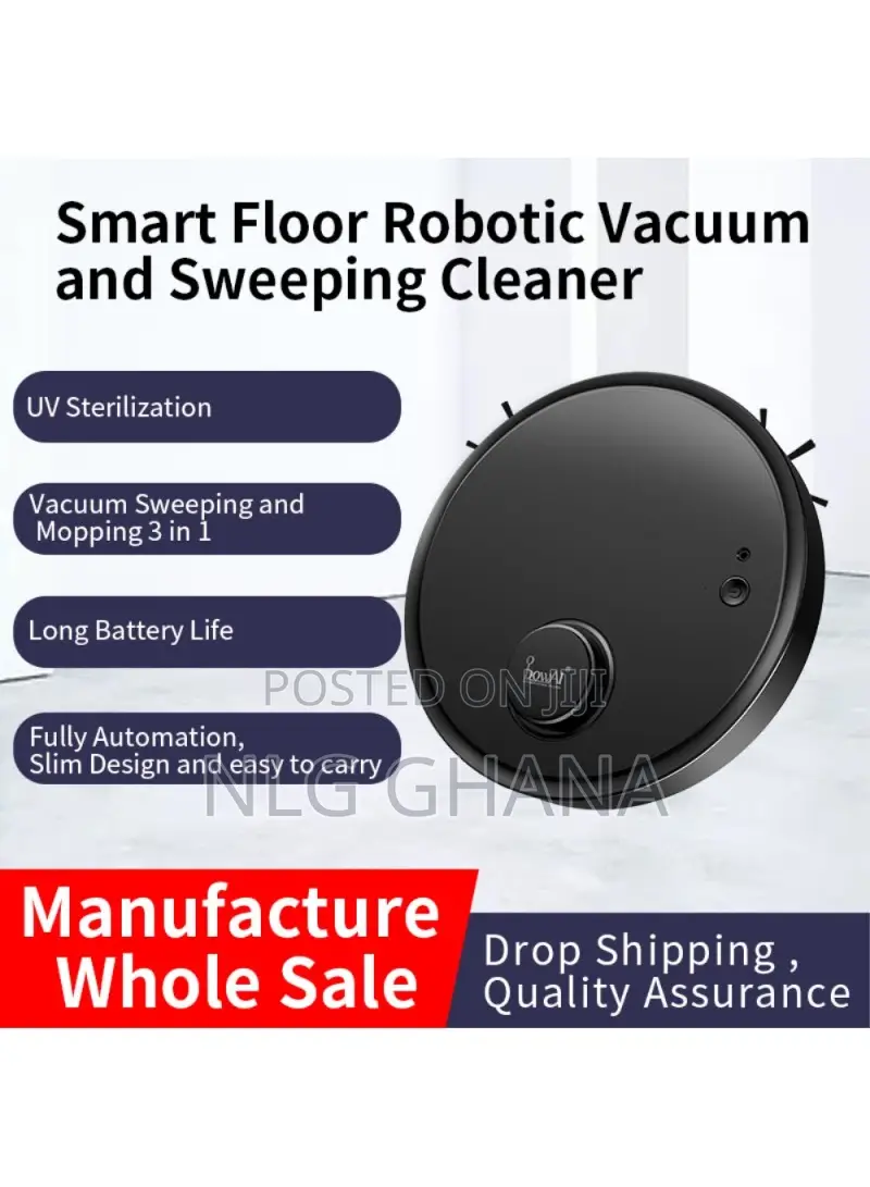 3-in-1 2400mah 6W Rechargeable Smart Robot Vacuum Cleaner Wi