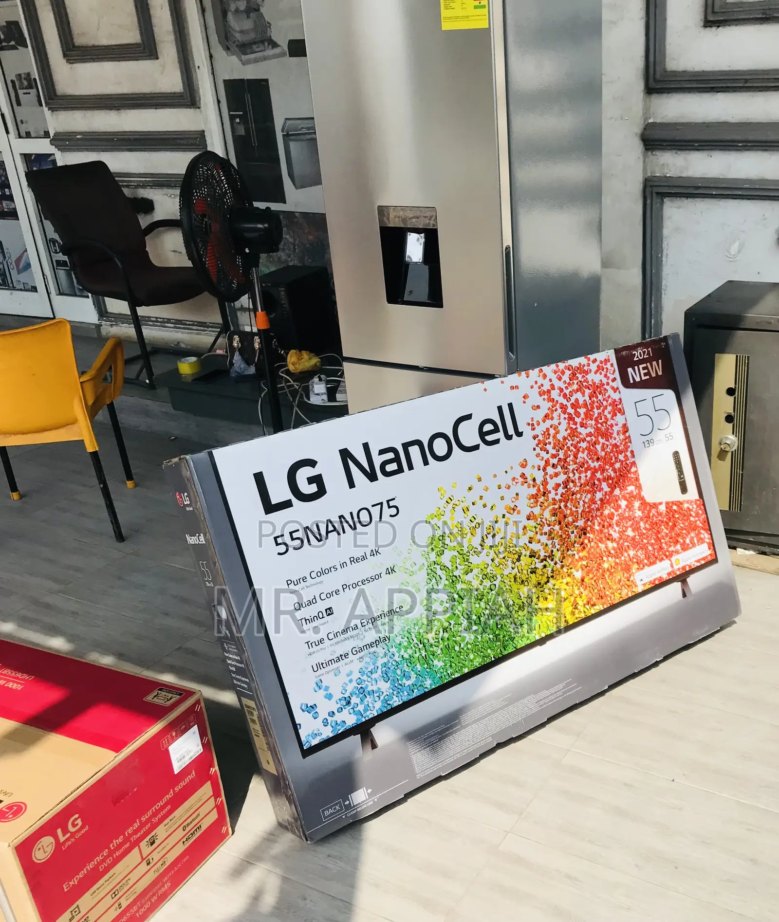 Authentic LG 55NANO75VPA 55” Nanocell Smart Tv(Black).