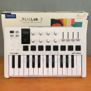 Arturia Minilab3 Midi Controller (White)