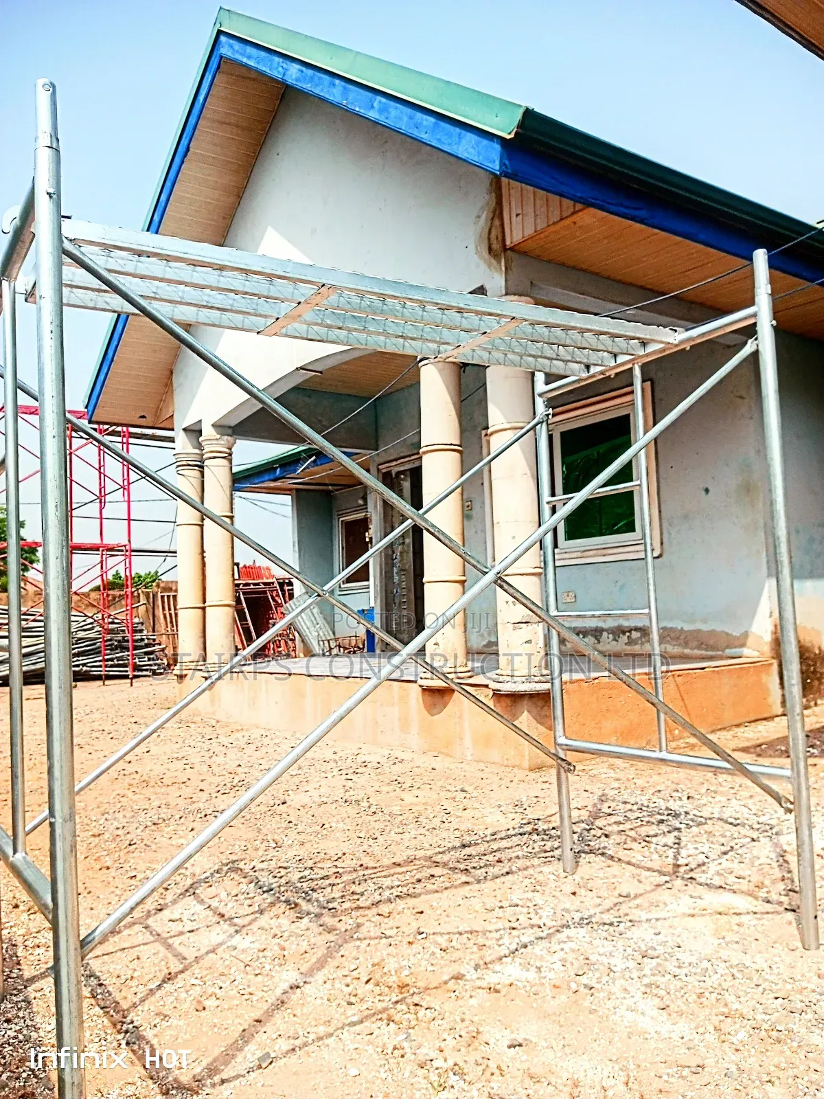 Galvanized China Scaffolds 5.5ft Tall for Sale.