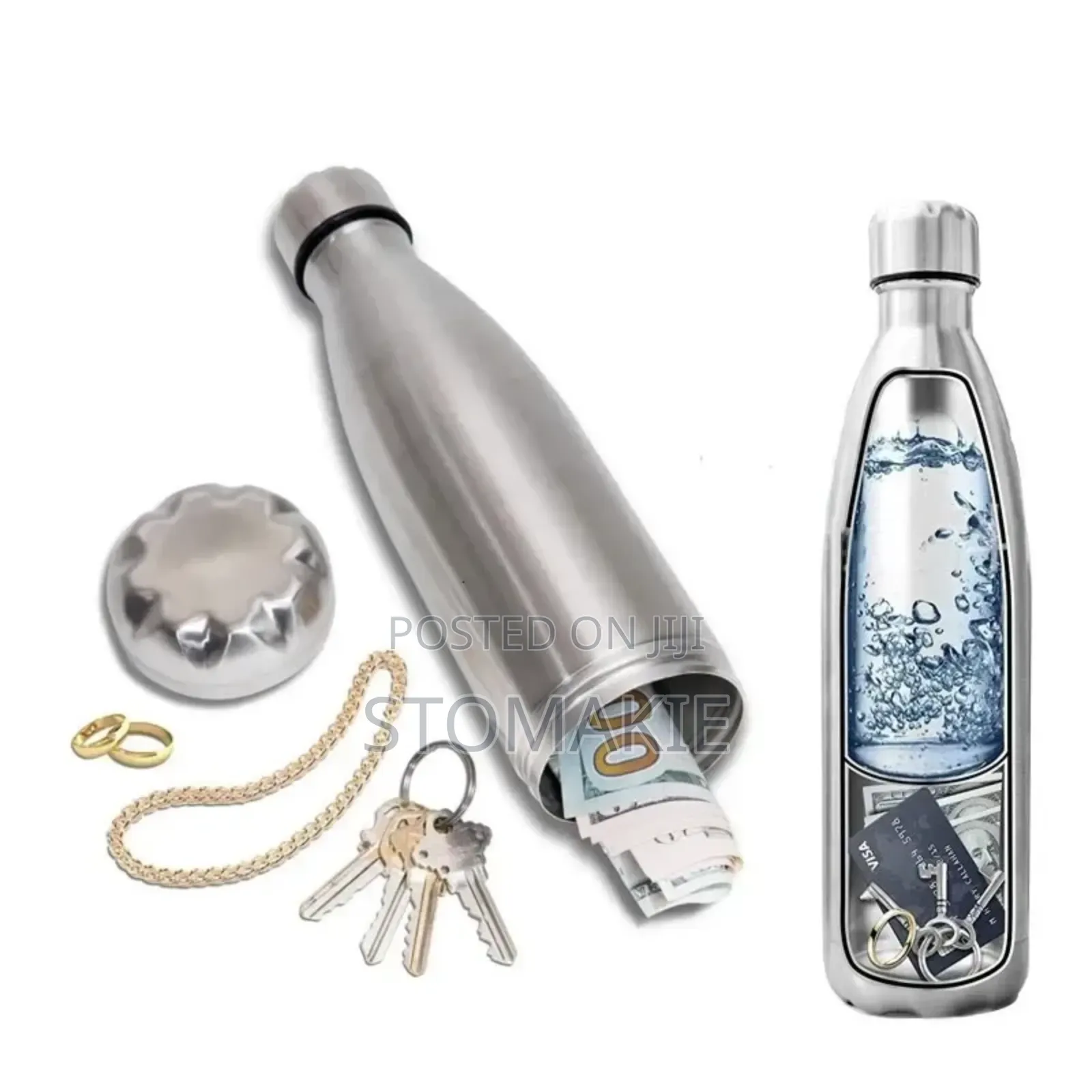 Water Bottle Plus Secret Safe Compartment