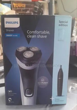 Philips Shaver 3000x Special Edition With Nose Trimmer