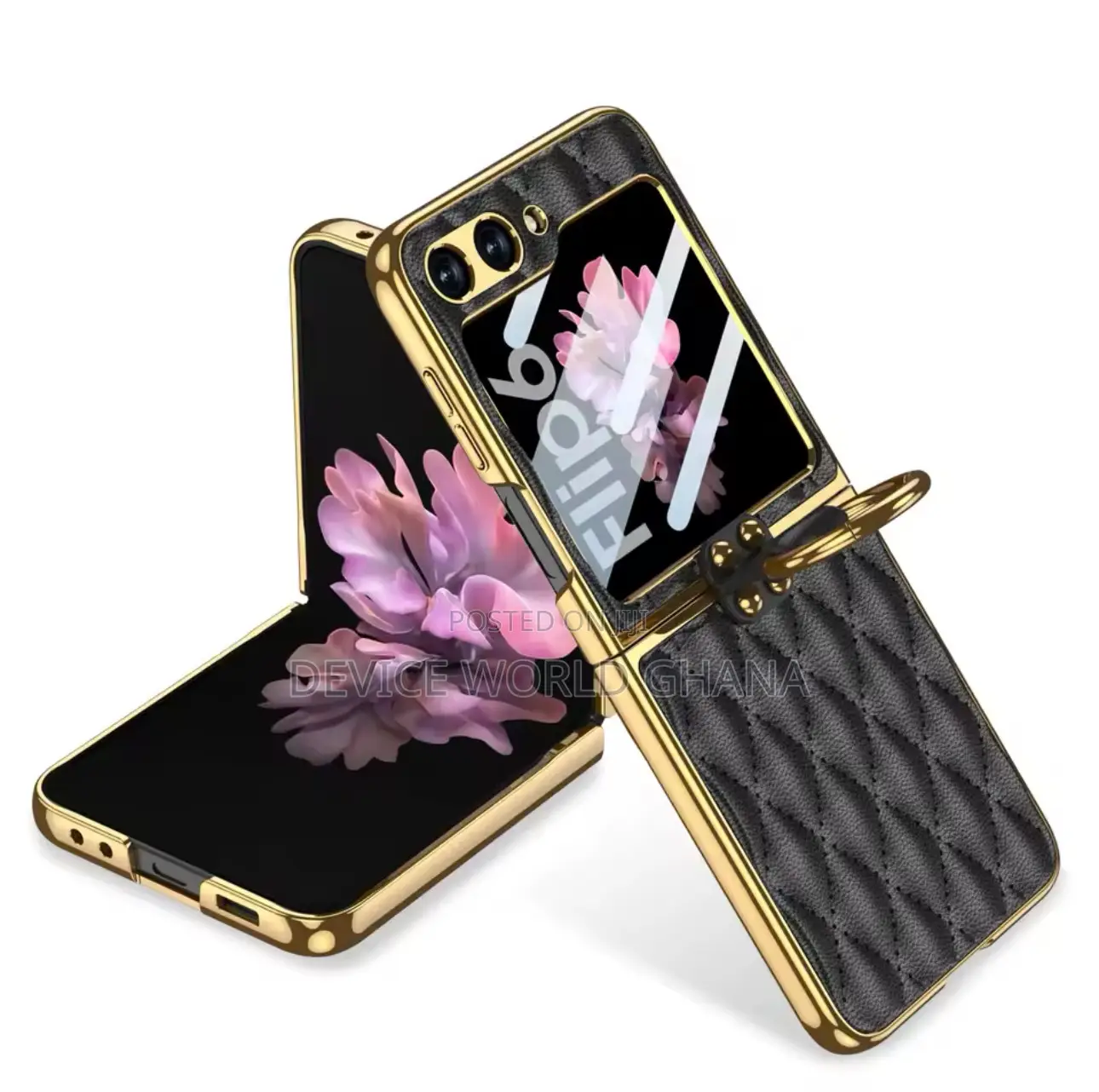 Ricke Leather Diamond Pattern Case Fo Samsung Z Fold 6 5 4 3