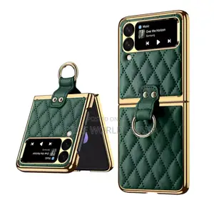 Ricke Leather Diamond Pattern Case Fo Samsung Z Fold 6 5 4 3