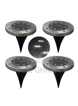 2V 4pcs 8led Outdoor Gardening Lights Decorative Lamp for Ya