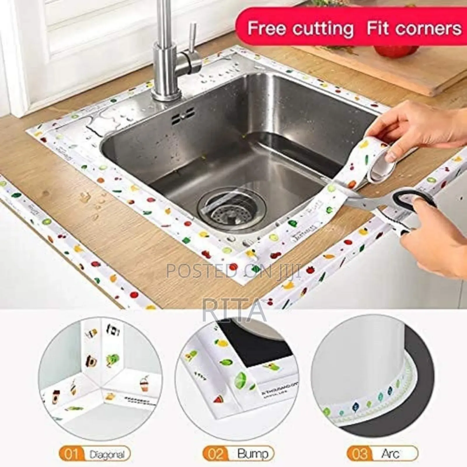 Colourful Kitchen and Washroom Tape