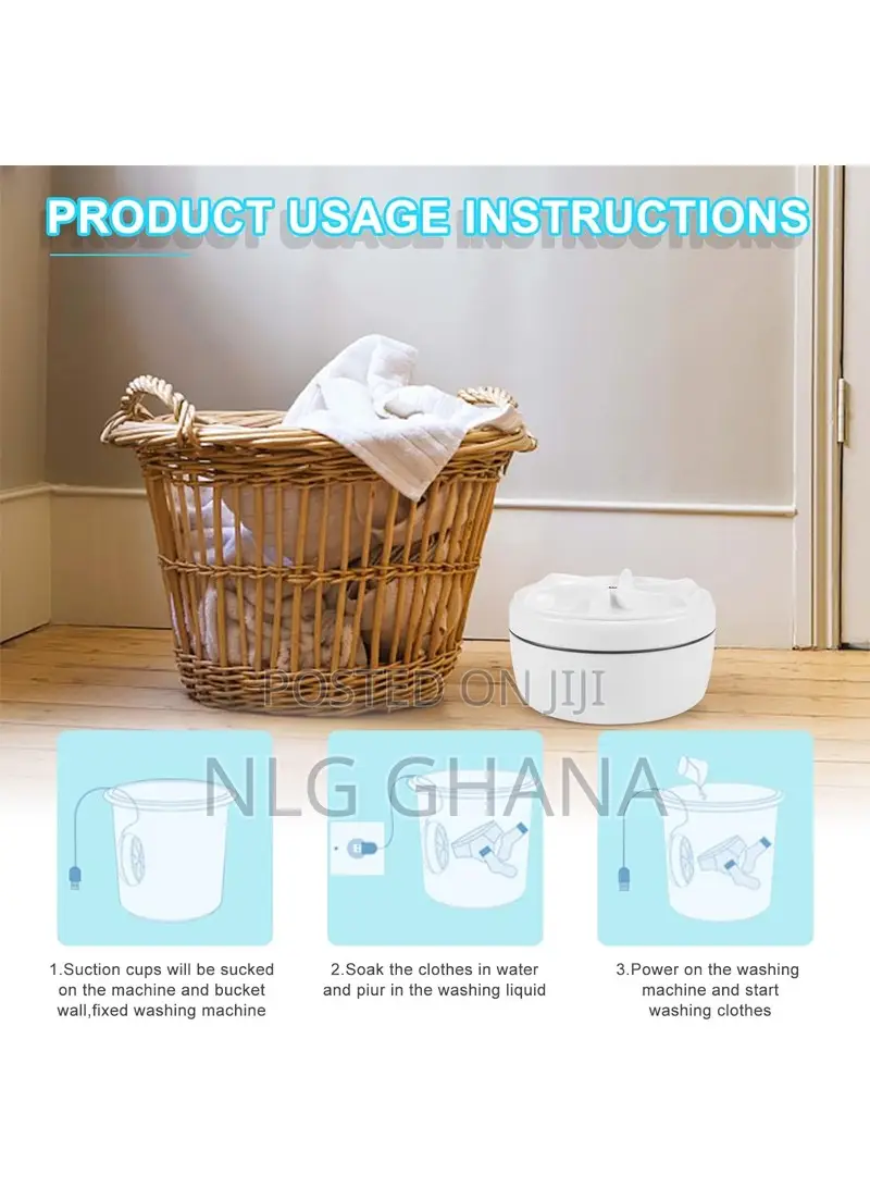 Mini Usb Portable Ultrasonic Turbine Mini Clothes Washing Ma