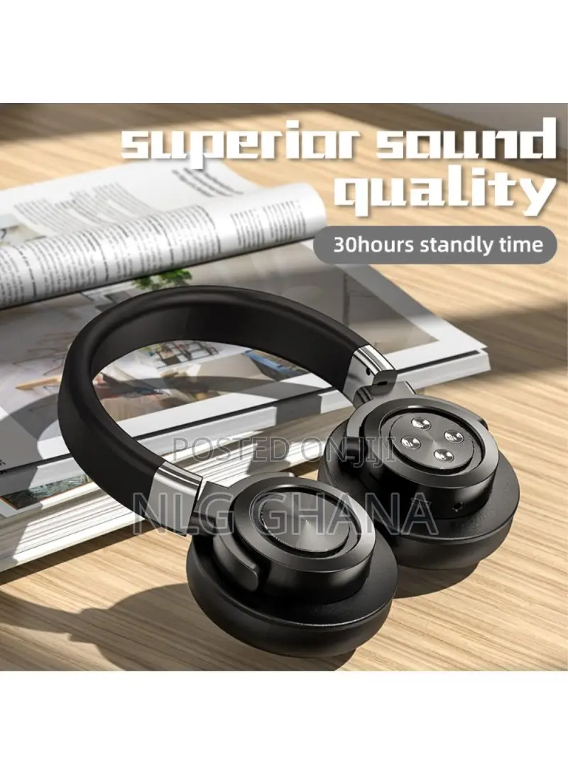 350mah Wireless Bluetooth 5.0 Gaming Headphones With Microph
