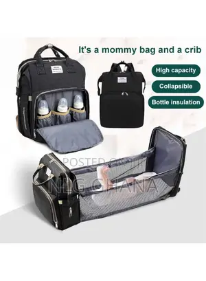 Waterproof Mommy Folding Maternity Bag Bed With Built-In