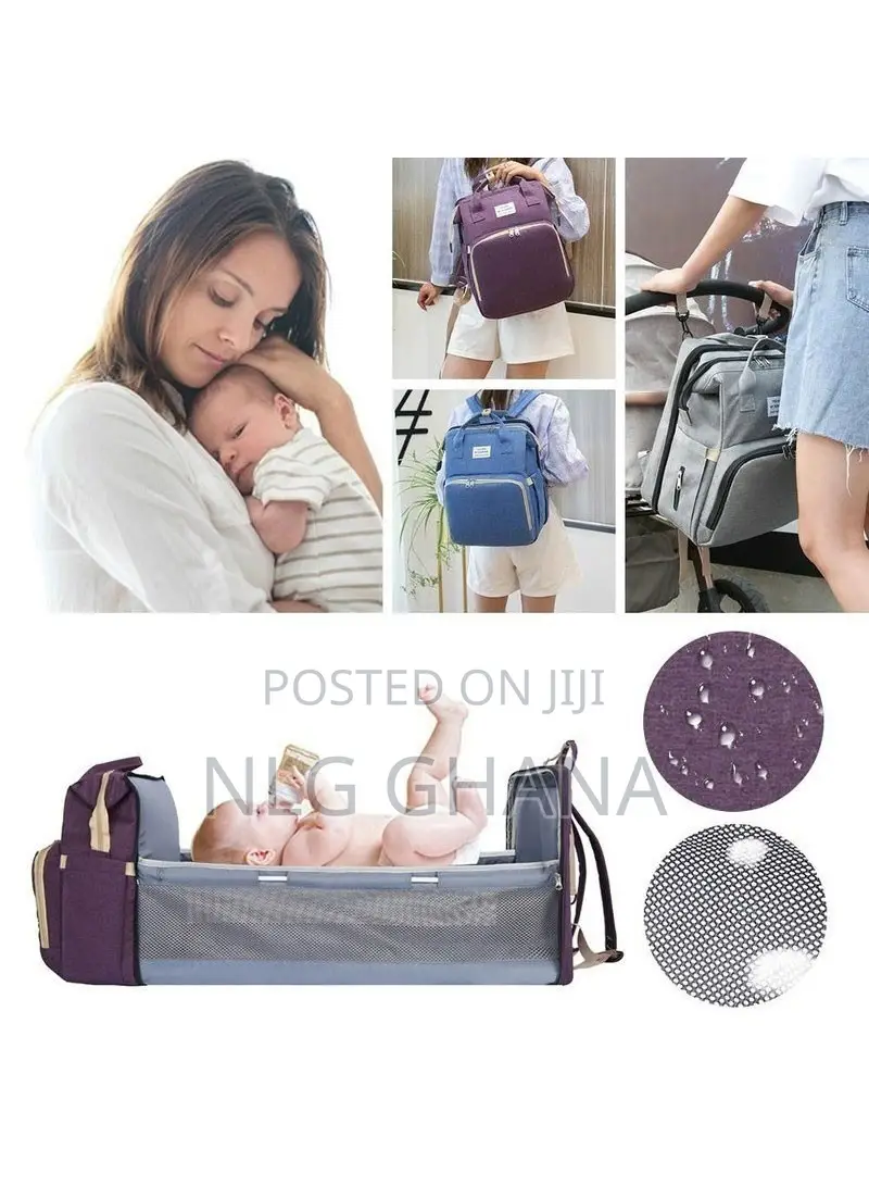 Waterproof Mommy Folding Maternity Bag Bed With Built-In
