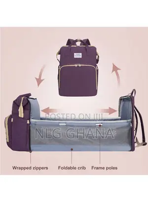 Waterproof Mommy Folding Maternity Bag Bed With Built-In