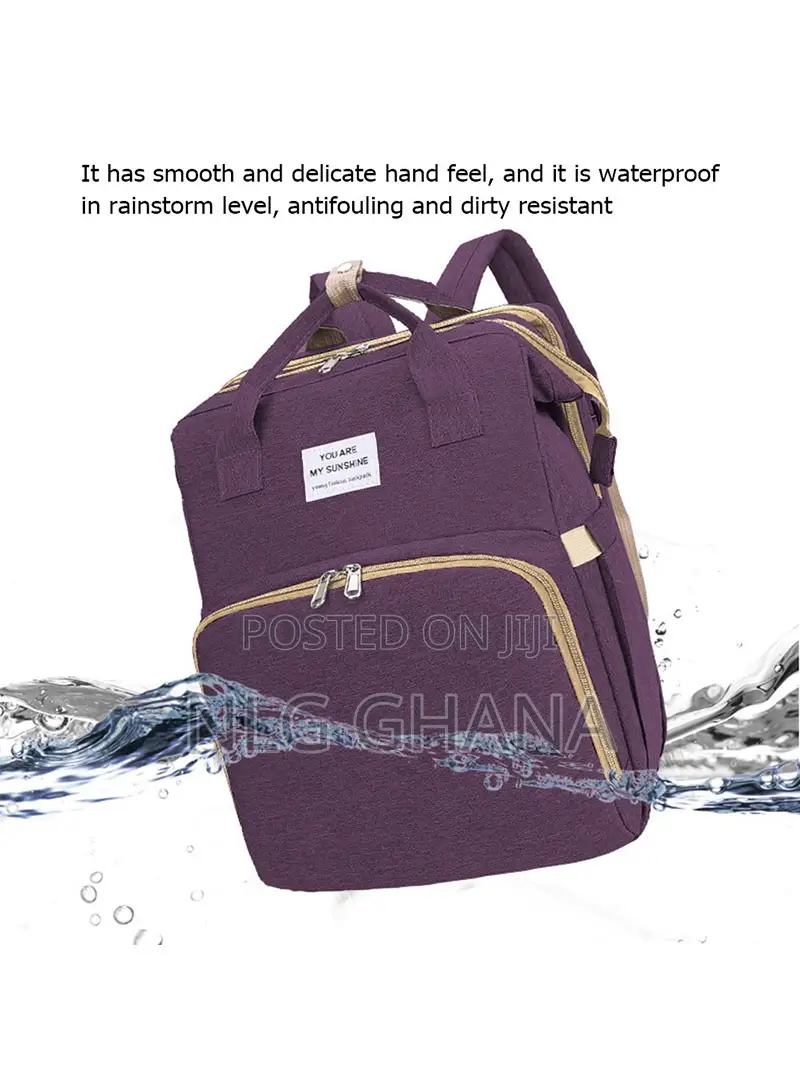 Waterproof Mommy Folding Maternity Bag Bed With Built-In