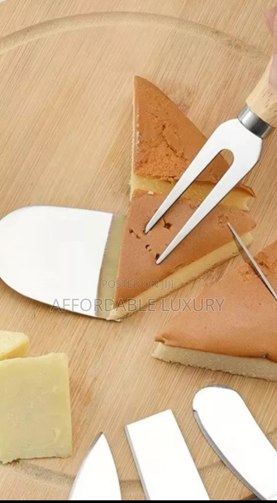 Luxury 6-Piece Cheese, Bread, Fruit Knife Set