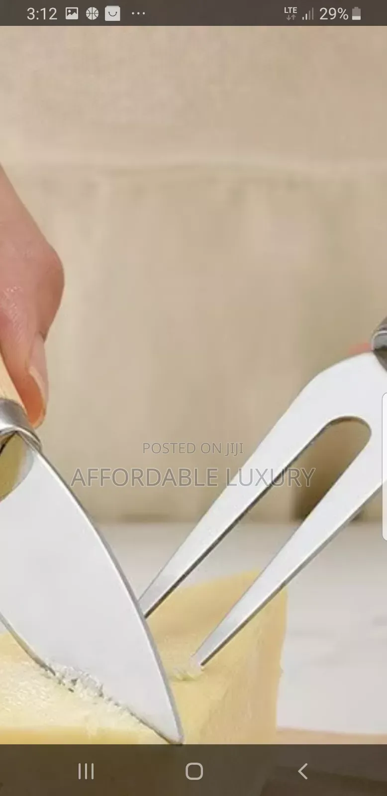 Luxury 6-Piece Cheese, Bread, Fruit Knife Set
