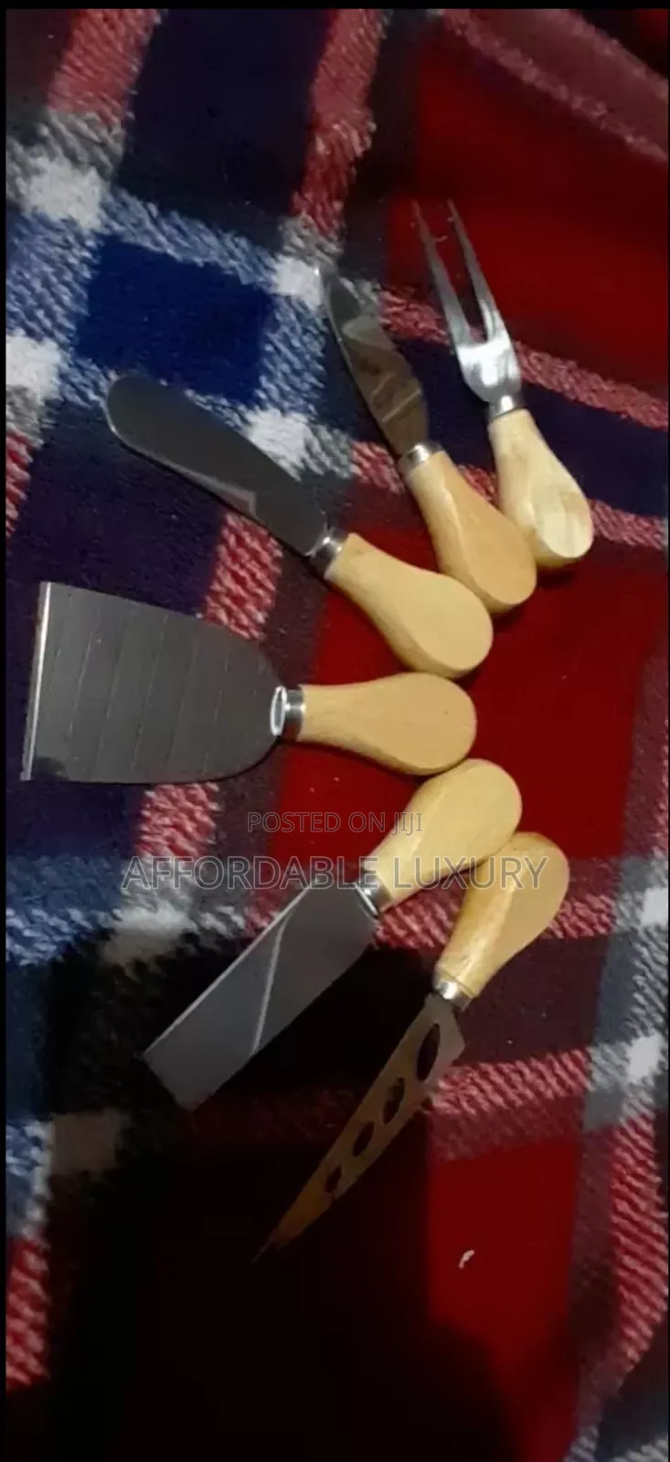 Luxury 6-Piece Cheese, Bread, Fruit Knife Set
