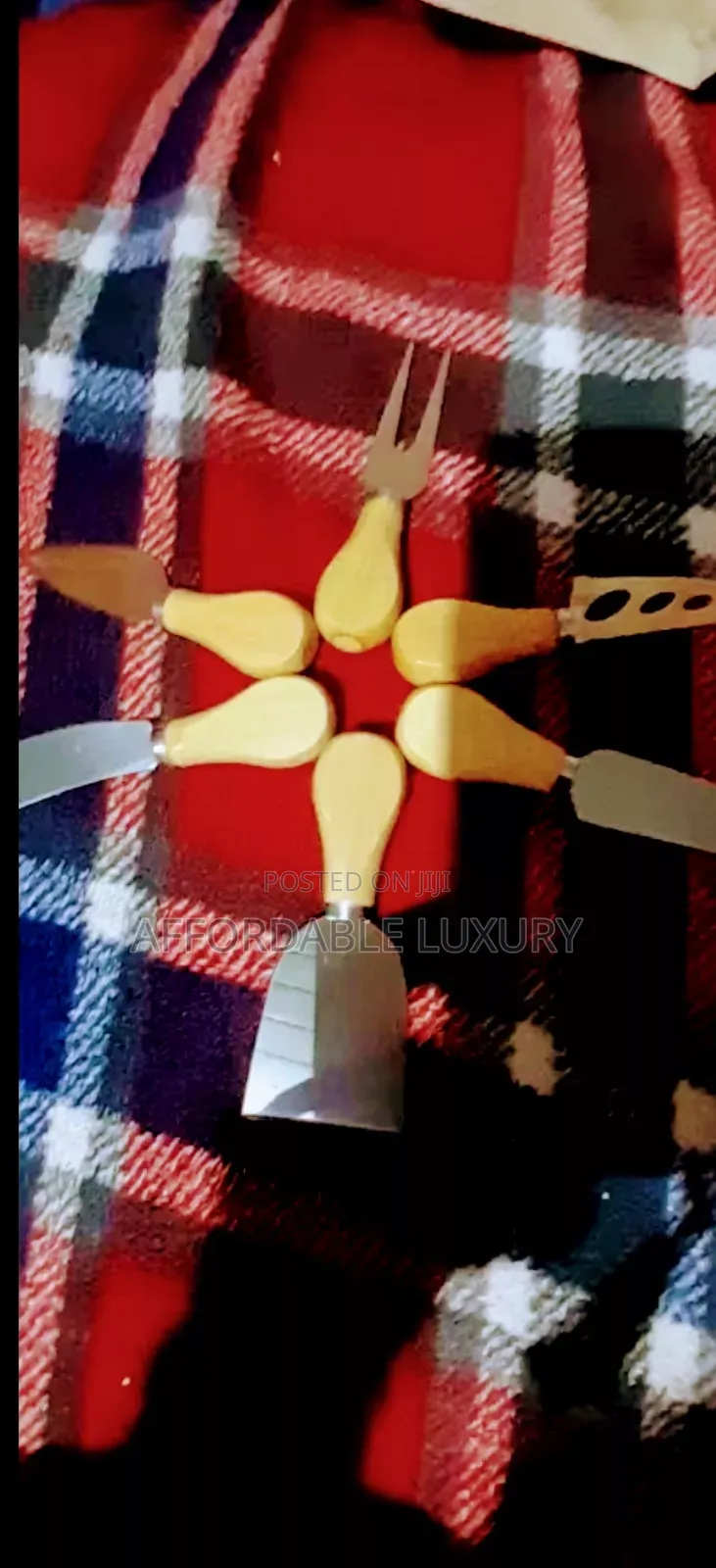 Luxury 6-Piece Cheese, Bread, Fruit Knife Set