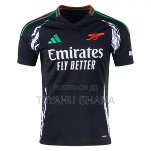 New 2024/2025 Arsenal Black Jersey for Sale at Tryahu Price